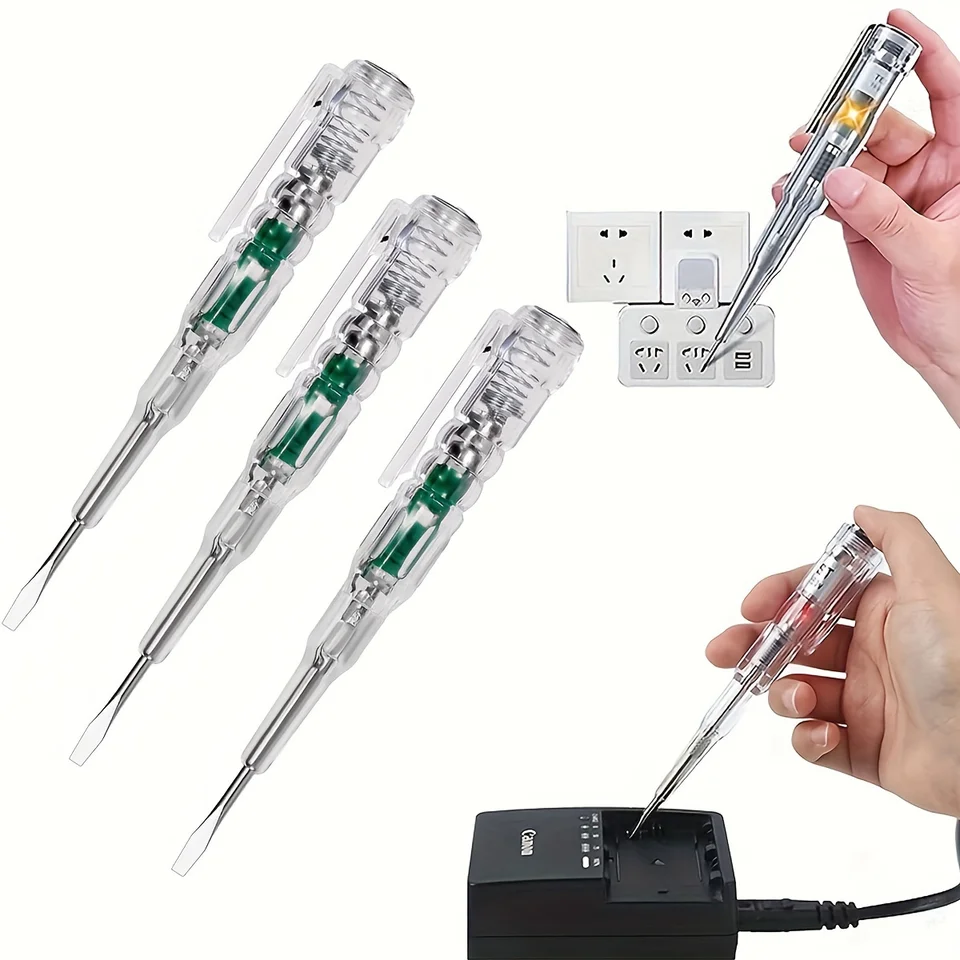Tester Di Tensione PM8909, Penna Rilevatrice Senza Contatto 12-1000V AC, Con Torcia LED E Sensibilità Regolabile, Allarme Acustico