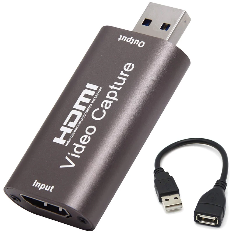 Карта видеозахвата HDMI-USB 1080P 60Fps запись через DSLR видеокамеру экшн-камеры |
