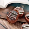 8 Key Mini Wooden Kalimba High Quality Exquisite Finger Thumb Piano Marimba Musical Good Accessory Pendant Gift 3