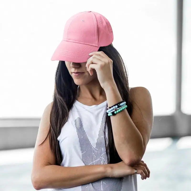 Ponytail Baseball Caps Cotton Baseball Caps Ponytail Adjustable Hat High Messy Bun Trucker Hat Blank Breathable Sun