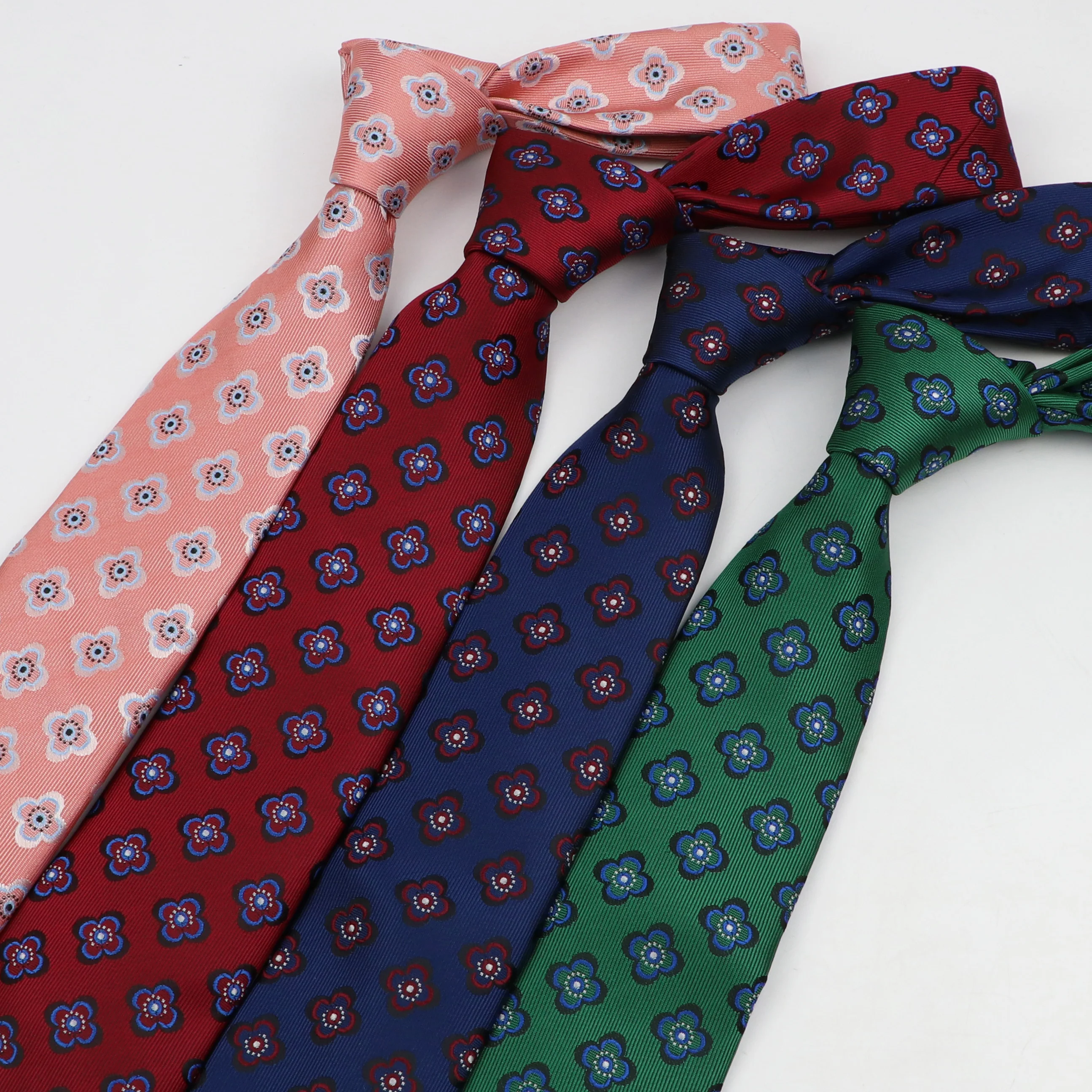 P7cm Classic Men's Polyester Tie Fashion Leisure Retro Pattern Formal Suit Tie