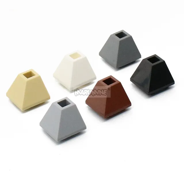 Marumine 45 2x2 Invert Slope Bricks Parts 3676 Roof Tile Corn 50PCS MOC City Building Blocks Accessories DIY Educational Toys 3