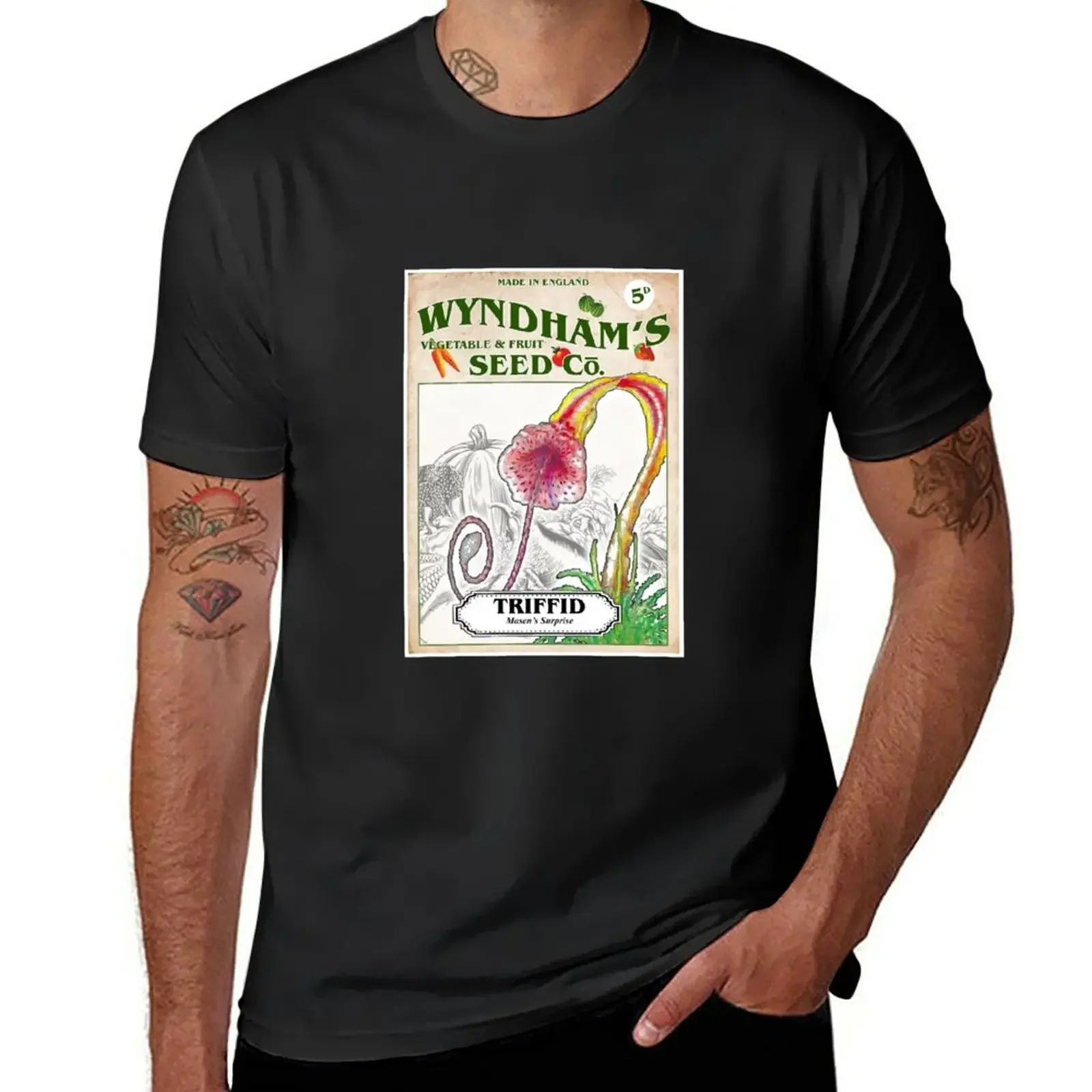 

Wyndham’s Triffid Seeds : Inspired by The Day of the Triffids T-Shirt funnys quick drying men workout shirt
