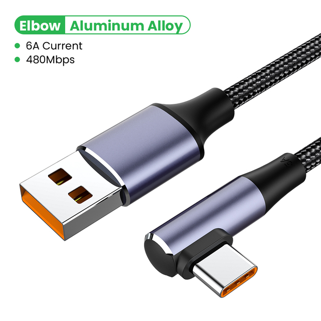 Fast Charging USB Type C Cable for Huawei P40 Pro Mate 100W SuperCharge Kable USB C Charger Data Cable for Samsung S21 Xiaomi