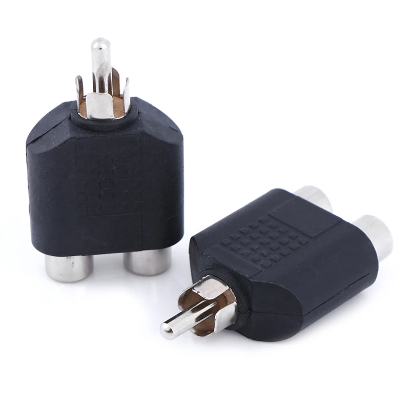 10Pcs RCA Male Plug Adapter O Video Phono Gold Pla... - Vicedeal