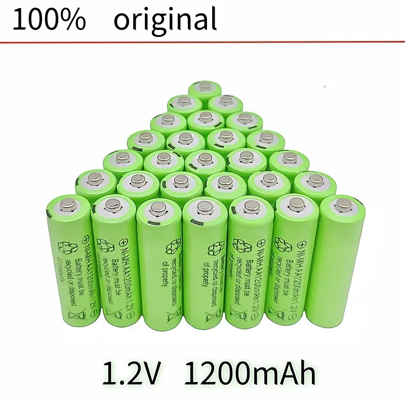 100% Original 1.2V AA1200mAh+1.2V AAA600mAh high-quality Ni-MH rechargeable lpega battery suitable for clocks mice toys etc 2