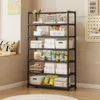 Multi Layer Shoe Rack Living Room Entrance Shoes Cabinet Non-woven Fabric Storage Shelf Floor Standing Dormitory Shoe Cabinet 5