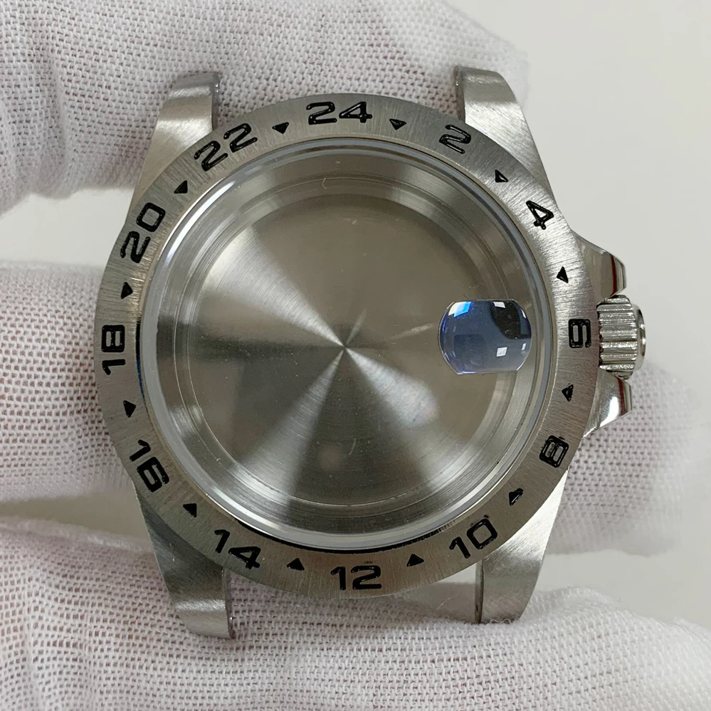 

EXP Case 39mm Precision Steel Case Old SUB Case Sapphire Mirror Case Suitable for NH35/36 Movement Watch Accessories