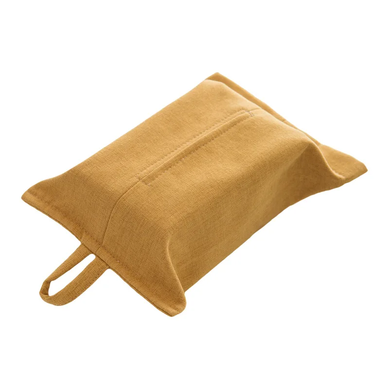Tissue box Hanging rope fabric tissue box for living room etc.