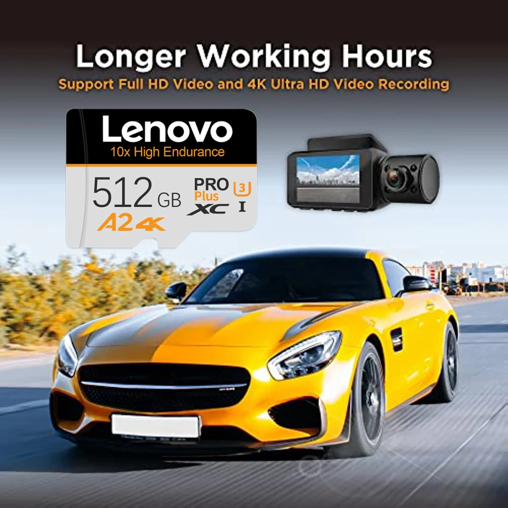Micro SD Card Lenovo 2TB 1TB 512GB 256GB A2 U3 128GB 64GB High Speed MLC For Nintendo switch games