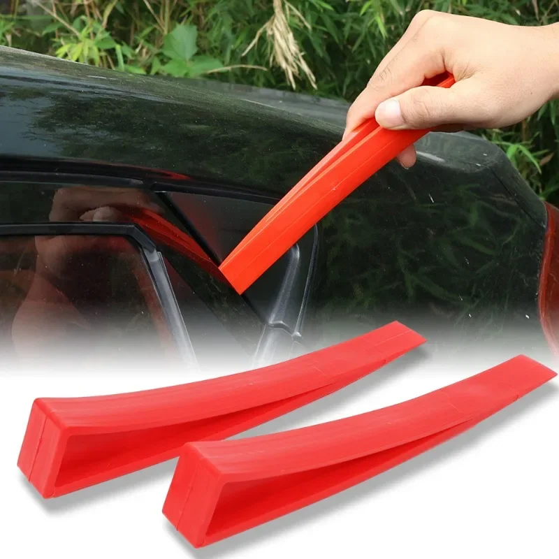 

Universal Crowbar Enlarger Car Door Wheel Recess Auto Body Window Wedge Remove Tool Car Dent Plastic Red Repair Hand Tools