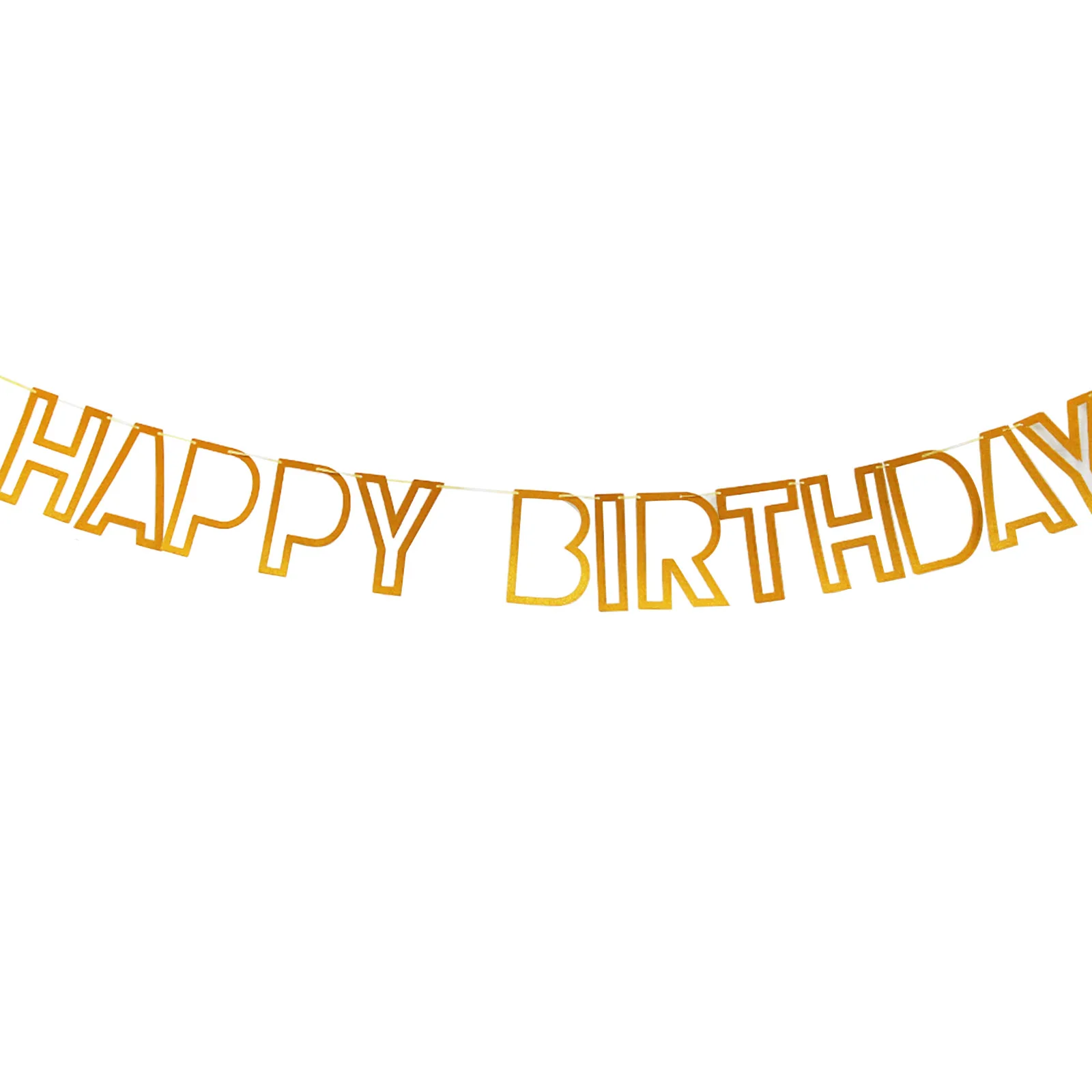 1 Stück Set 16 4ft Gold Papierkarte Geburtstagsdekorationen Alles Gute zum Geburtstag Banner für Geburtstagsfeier Alles Gute zum Geburtstag Schild Silber 16 4ft – Detail 4