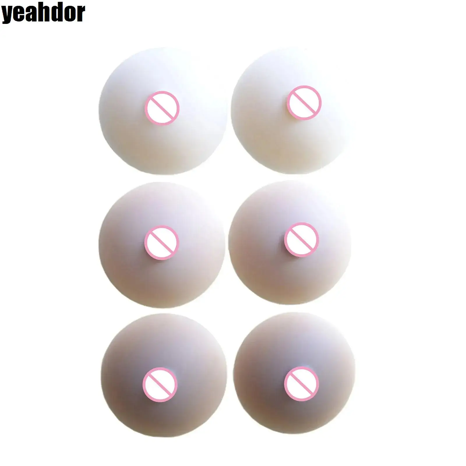 

1 Pair Mimic Nipple Adhesive Breasts Stickers Invisible Silicone Nipple Covers Bra Inserts for Crossdresser Postoperative