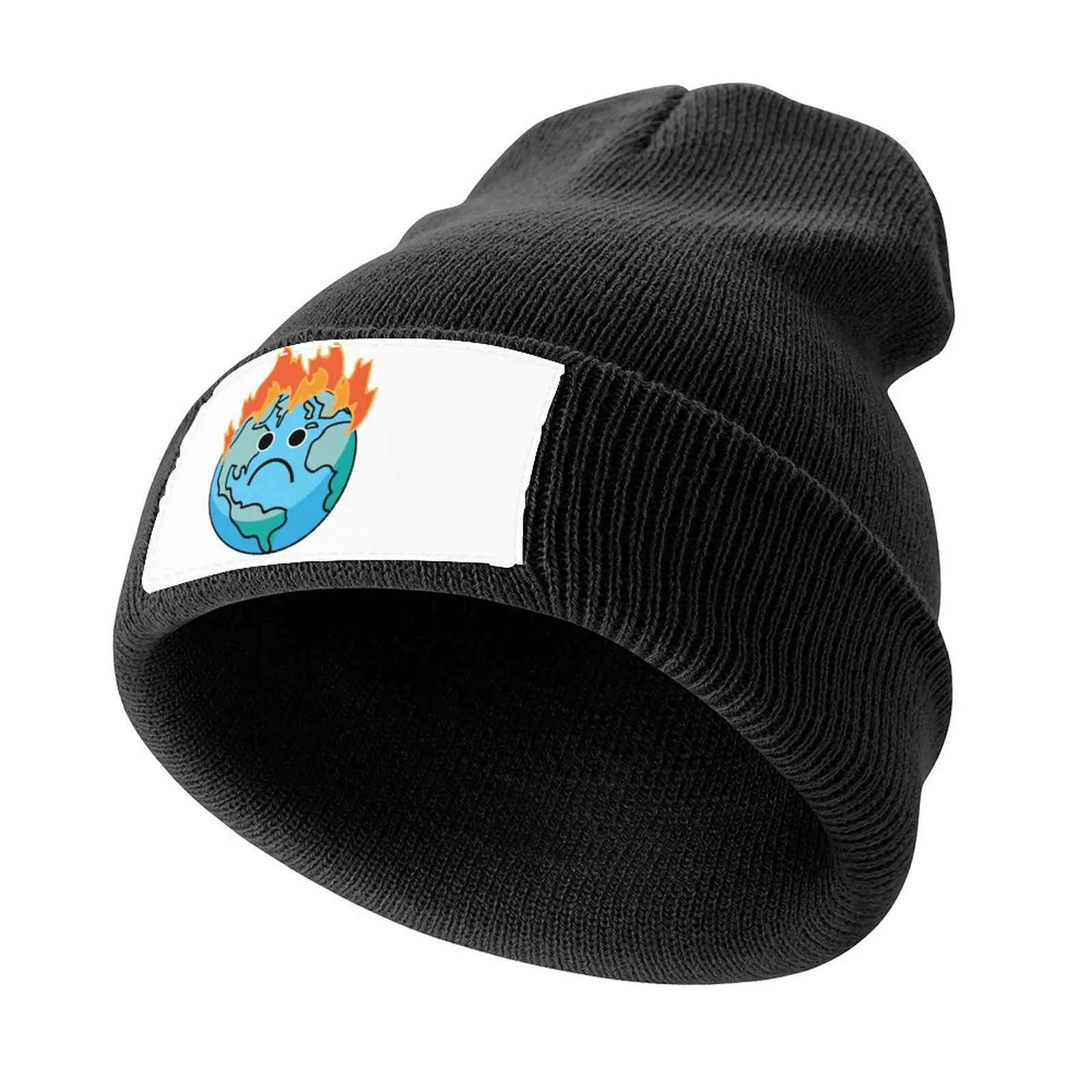

Climate Change Earth is on fire greta thunberg Knitted Cap Trucker Hat cute Luxury Hat Elegant Women's Hats Men's