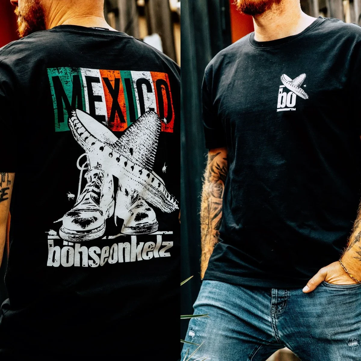 Mexico Docs Böhse Onkelz Band T-Shirt Baumwolle Grafik-T-Shirt Herren Damen Sommer Streetwear