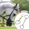 Horse Bit Gear Outdoor Sports Length 127mm Rubber Wrapped Horse Snaffle Bit 2