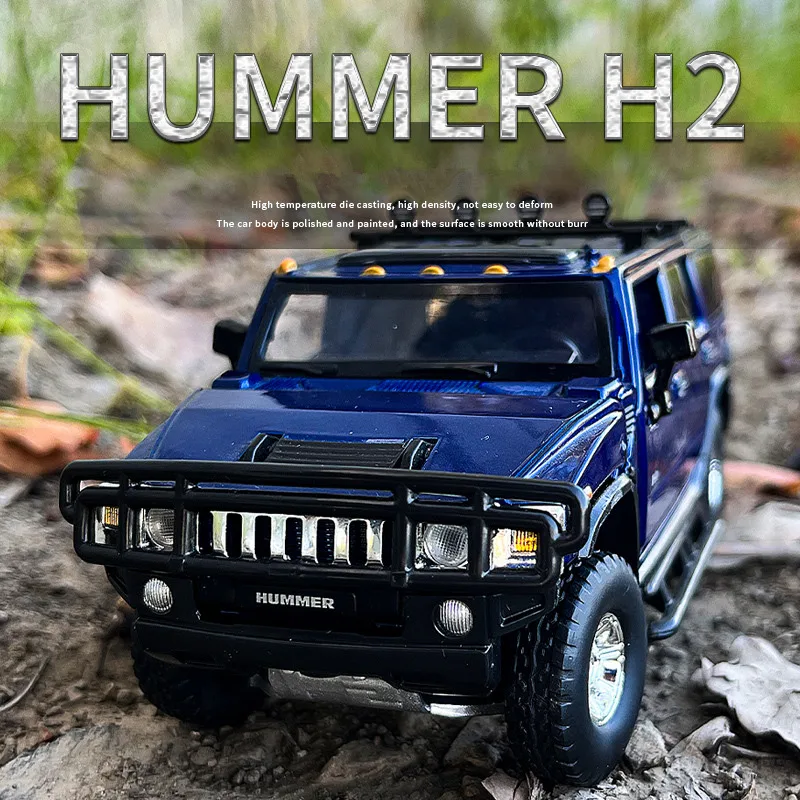 1:32 HUMMER H2 Alloy Car Model Diecasts Metal Toys Off-road
