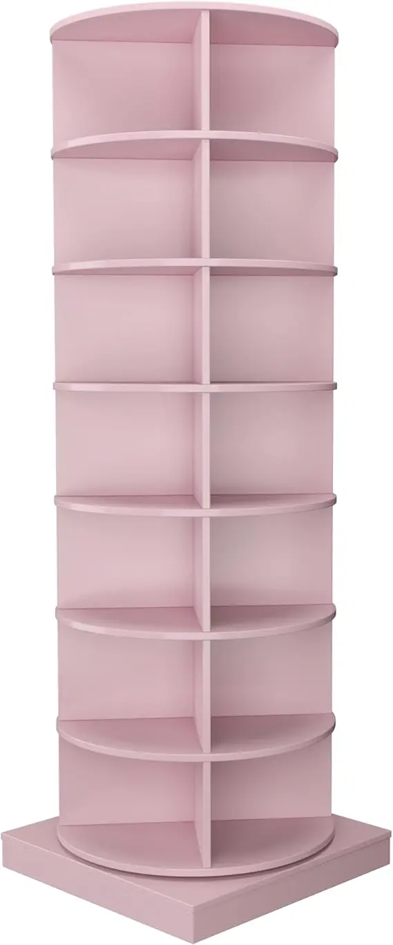 Rotating Shoe Rack, 7-Tiers Storage Shoe Rack Tower, Free Standing 360°Shoe Storage Organizer for Entryway Living Room Hallway