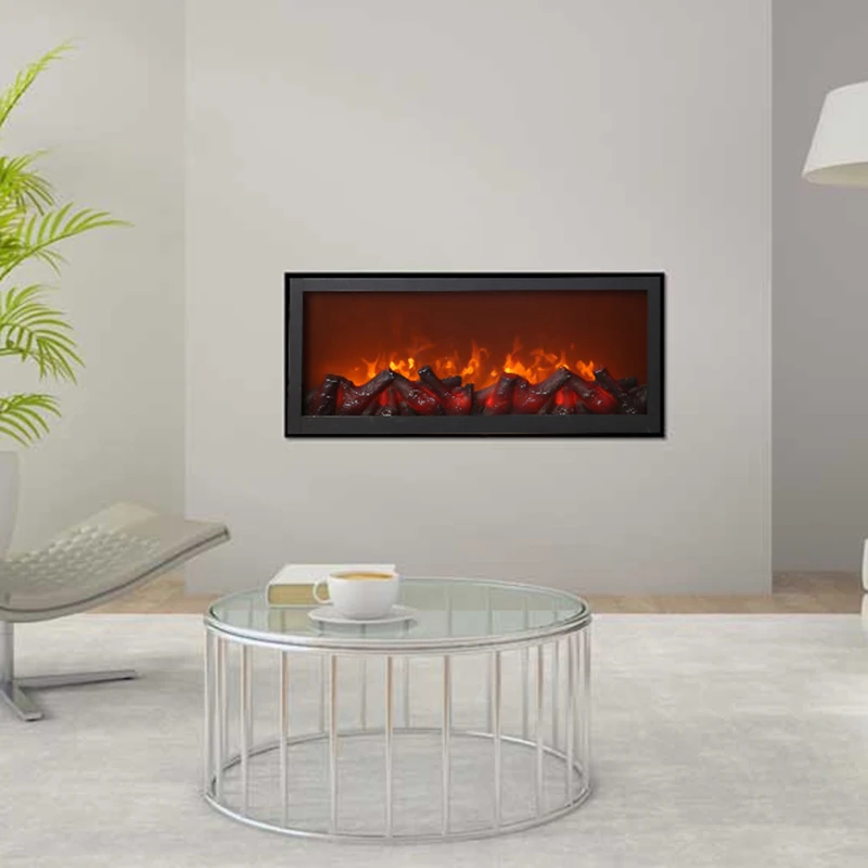 Decoration Fireplace Home Art Wall Decor Creative Wall Hanging plate Retro  Living Room Dining Room Wall Pendant Electronic Flame - AliExpress