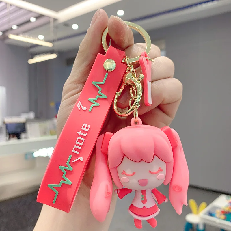 Cute Hatsune Miku Anime Keychain - Fashionable Backpack Pendant and Unique Surprise Gift