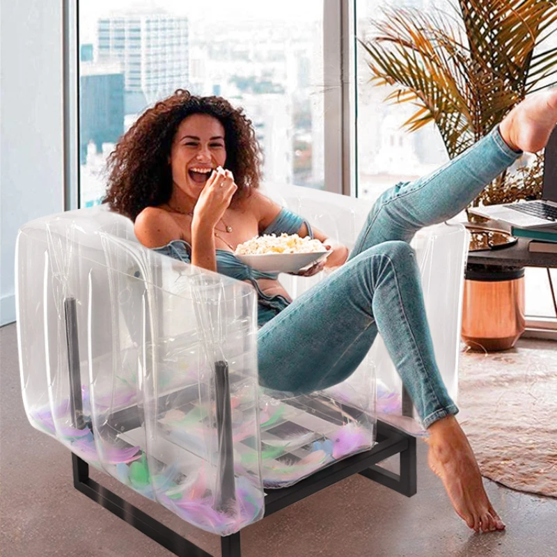 Clear Inflatable Sofa Outdoor Sofa Kigley Inflatable Chair Blow Up