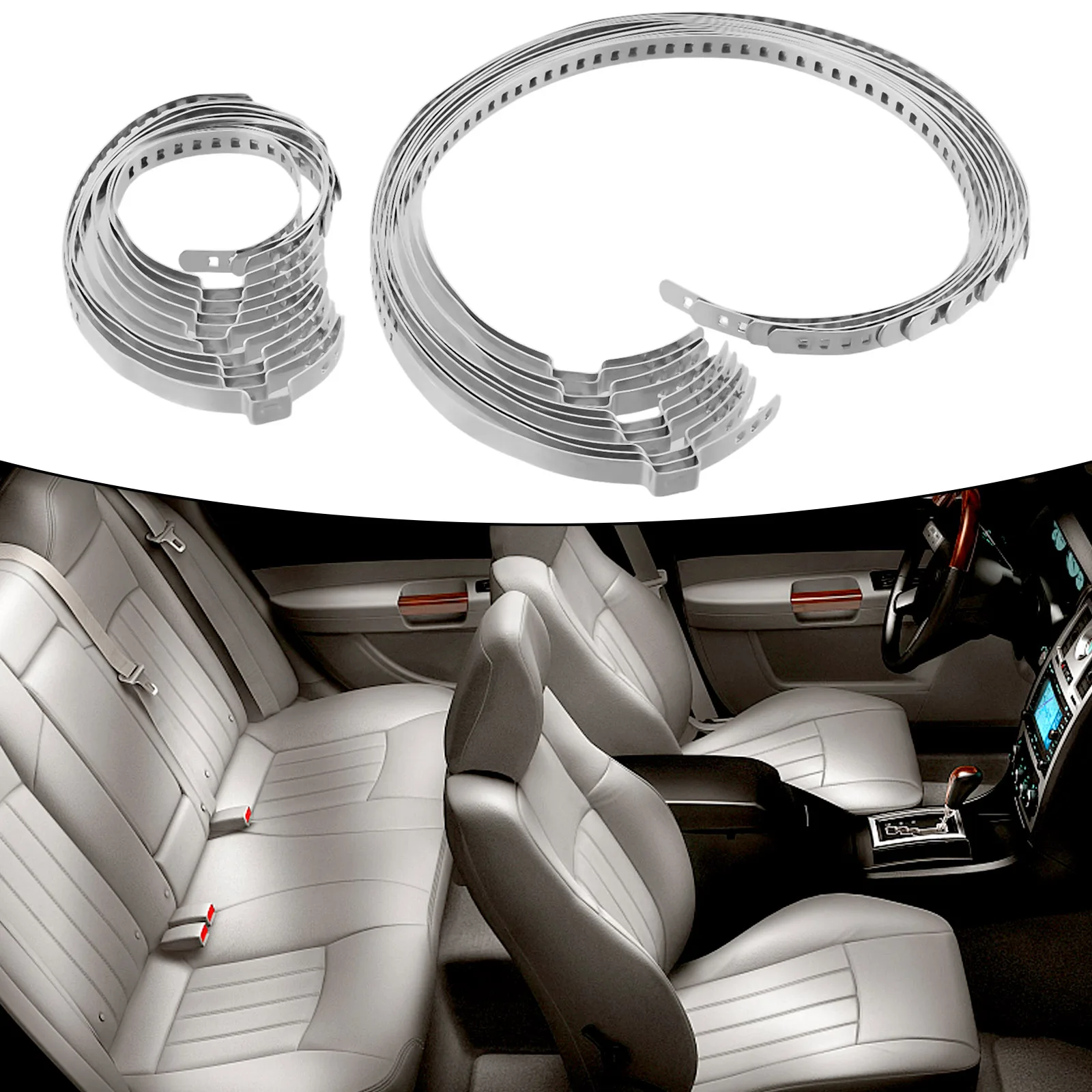 

Прочный зажим в комплекте обжимной обжим новейший надежный полезный набор из нержавеющей стали маленький и большой Универсальный 20 шт.