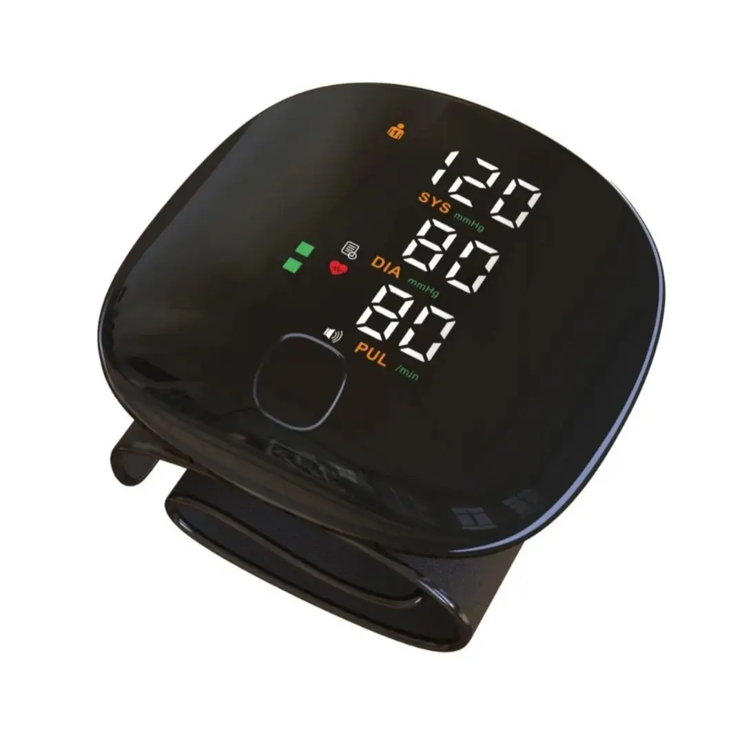 Rechargeable Touch Screen Heart Beat Rate Meter Tonometer Smart Voice Wrist Blood Pressure Monitor Health Care Supplies