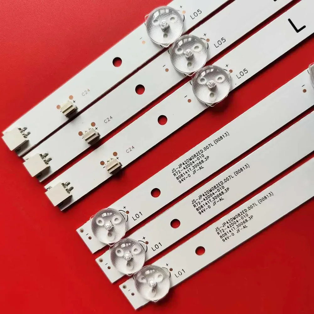 LED backlight strips for STARWIND SW-LED42SB300 SW-LED42BB200 Fusion FLTV-43A210 JS-JP42DM082ED.007L(00813) R72-42D04-010