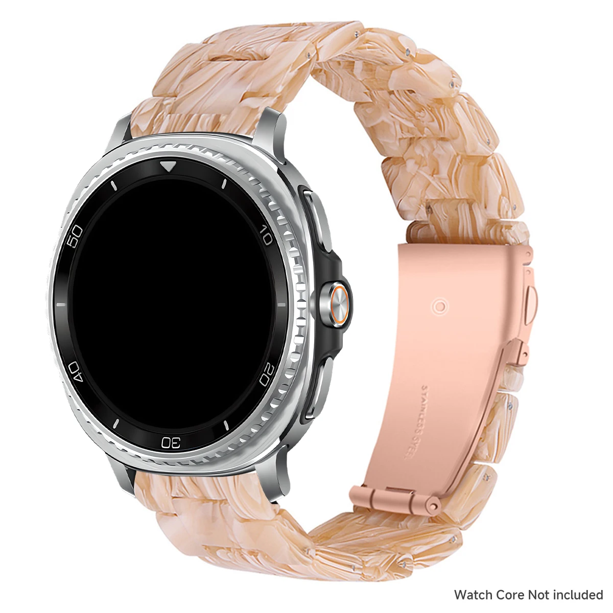 Luxury Transparent Resin Strap - Premium Link Bracelet