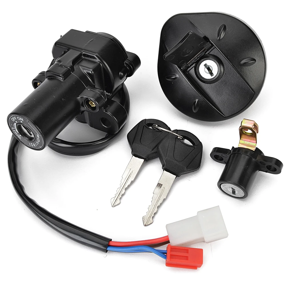

XT 660 Fuel Tank Cap Seat Ignition Switch Key Set For Yamaha XT660 XT660R XT660X 2004-2011/2014 XT 660R 660X