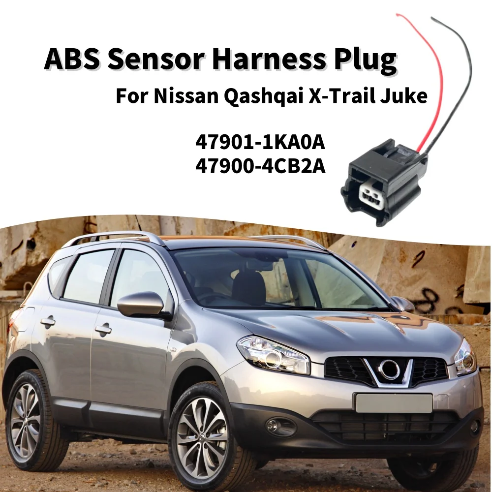 Connettore Sensore ABS 2 Pin Per Nissan - Ricambio Per Qashqai, X-Trail, Juke | Sostituisce 479004CB2A