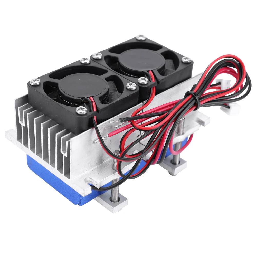 DC 12V 열전 냉각기 반도체 144W 15A 펠티어 에어컨 유닛 알루미늄 자체 제작 냉각 시스템