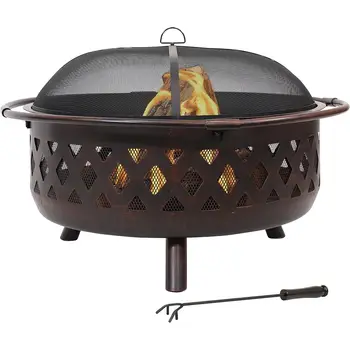 36-Inch Bronze Fire Pit 1