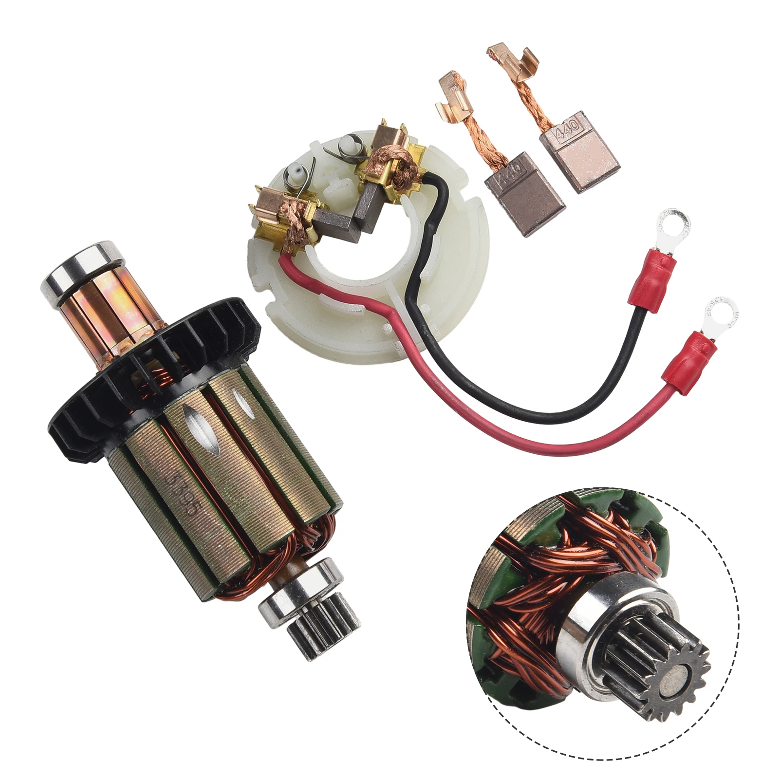 

2022 New Armature Carbon Brush Holder 9556NB 9557NB 9558 Angle Grinder Armature Rotor BHP458 Carbon Brush Holder