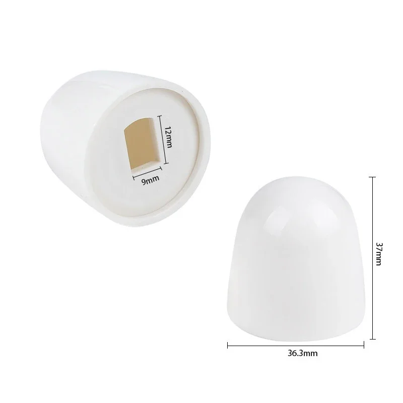 2Pcs White Plastic Toilet Bolt Covers Toilet Bowl Push-on Bolt Screw Caps Fasteners Decoration Home Bathroom Accessories