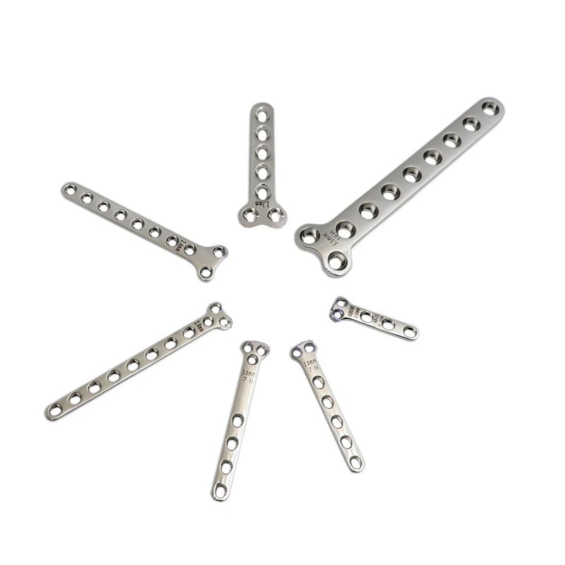 2.0/2.4/2.7/3.5 Mini T-shaped Stainless Steel Plate For Small Animal Pet 1Pcs veterinary surgical instruments orthopedic instruments