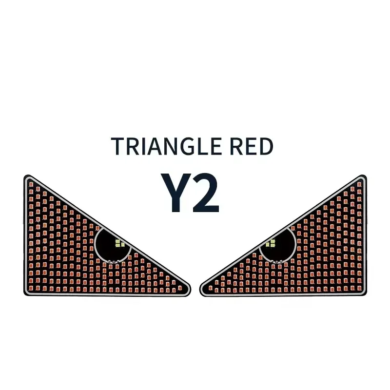 عيون الشيطان مصباح ليد أضواء الإشارة لسيارة تحذير...