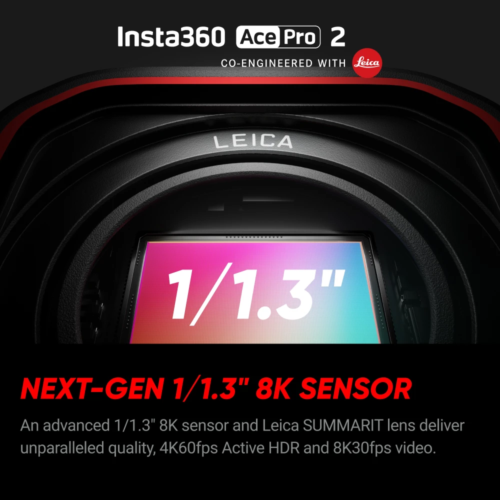 Insta360 Ace Pro 2 is the flagship image action camera with AI intelligent image stabilization Partnering with LYCRA 2