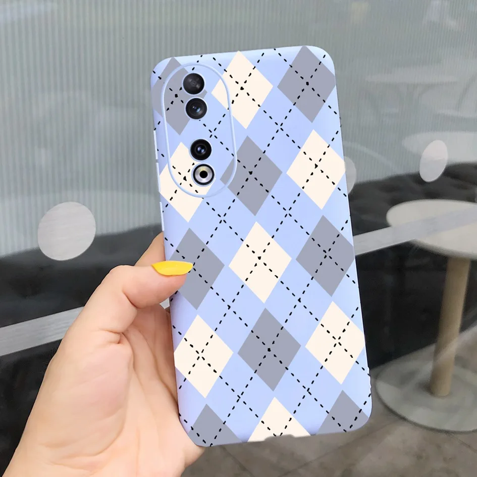Fashion Leopard Painted Matte Soft Phone Case for Huawei Honor 90 Series