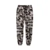 Hip Hop Men Camouflage Pants Summer Thin Casual Outdoor Hiking Trousers Elastic Waist Drawstring Pocket Athletic Running Pants 1