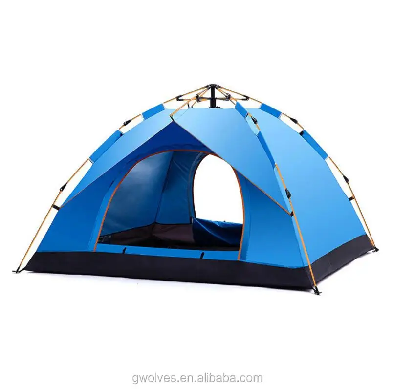 3-4 Person Automatic Family Portable Camping Tents for Outdoor hiking