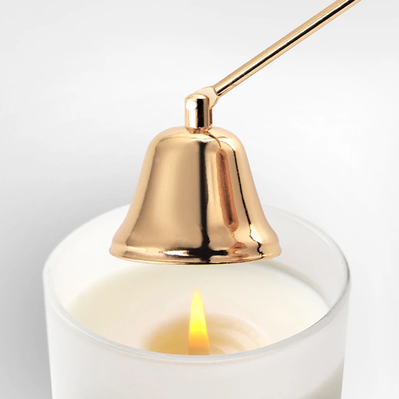 4-colors Bell-shaped Candle Fire Extinguisher Vintage Stainless Steel
