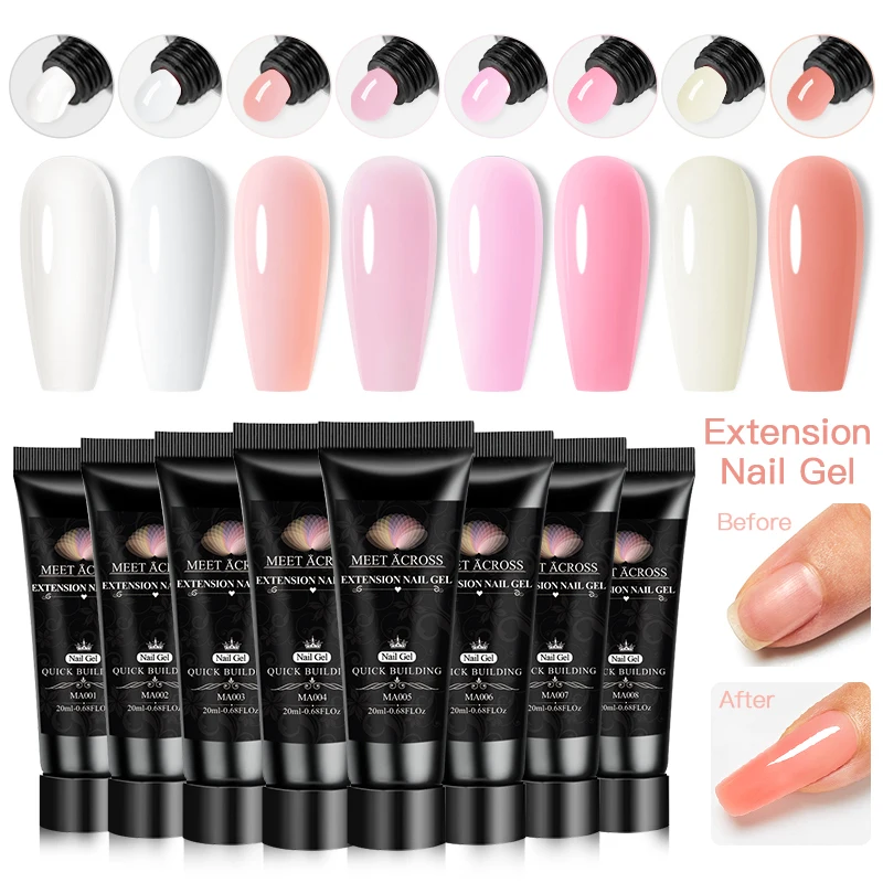 Incontrare Attraverso Il Gel Per Unghie Di Estensione Per Manicure 15/20/30Ml Gel Uv Per Unghie Per Gel Di Colore Di Estensione Per Gel Per Unghie