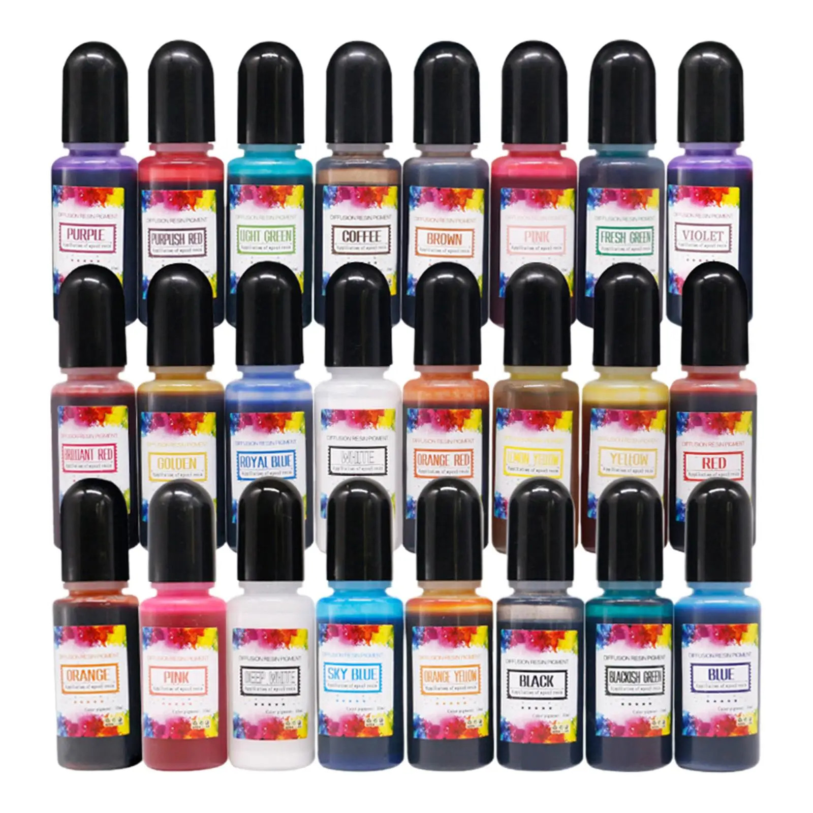 Epoxy Resin Colors Alcohol Ink Epoxy Colorant Transparent Liquid Color -  China Liquid Dye, Color Dye