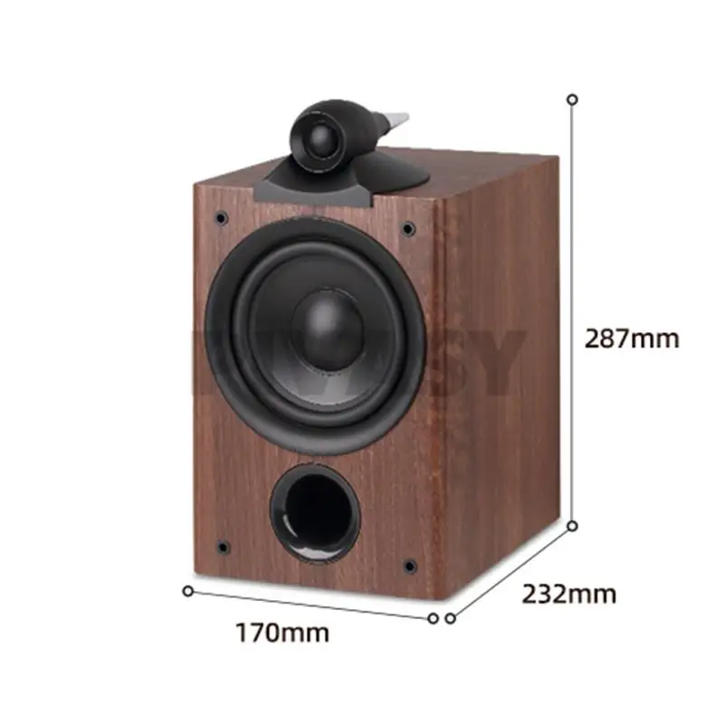 HiFi 5.25 Inch Bookshelf Speaker Fever Monitoring Home Theater System Loudspeaker Two Way Passive Speakers For Home Soundbar