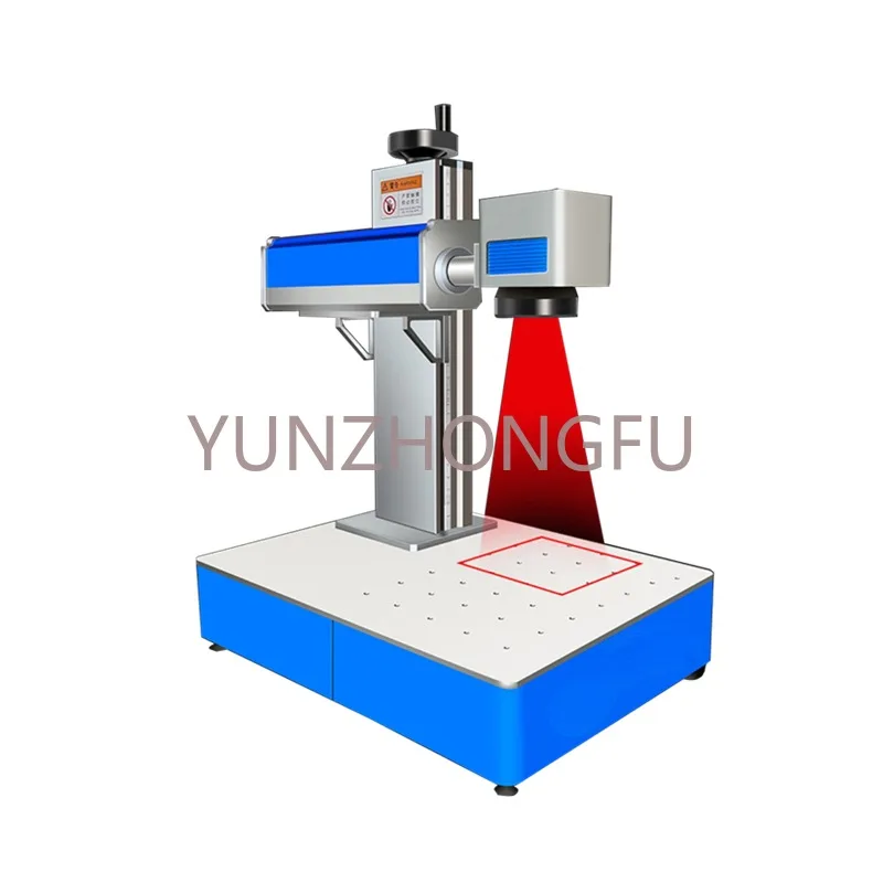 

Desktop Fiber Laser Marking Machine 200x200mm Engraver 50W with Ring Rotary Axis 30W 150x150mm Metal Marker 220V110V