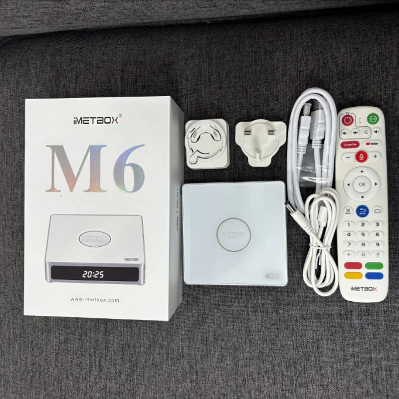 Genuine]IMETBOX M6 TV Box 2025 64GB with Vioce Control Wifi 6 8K