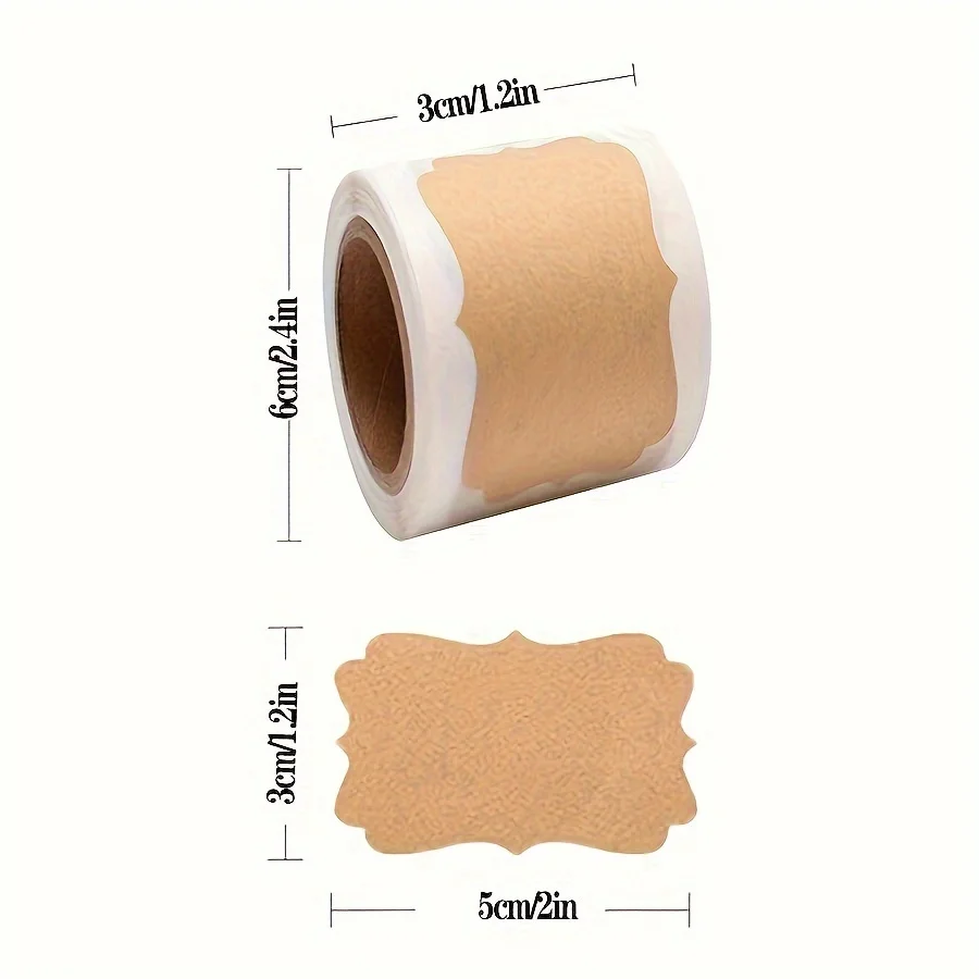250pcs/bag labels stickers can be used to write labels home jars product categories s