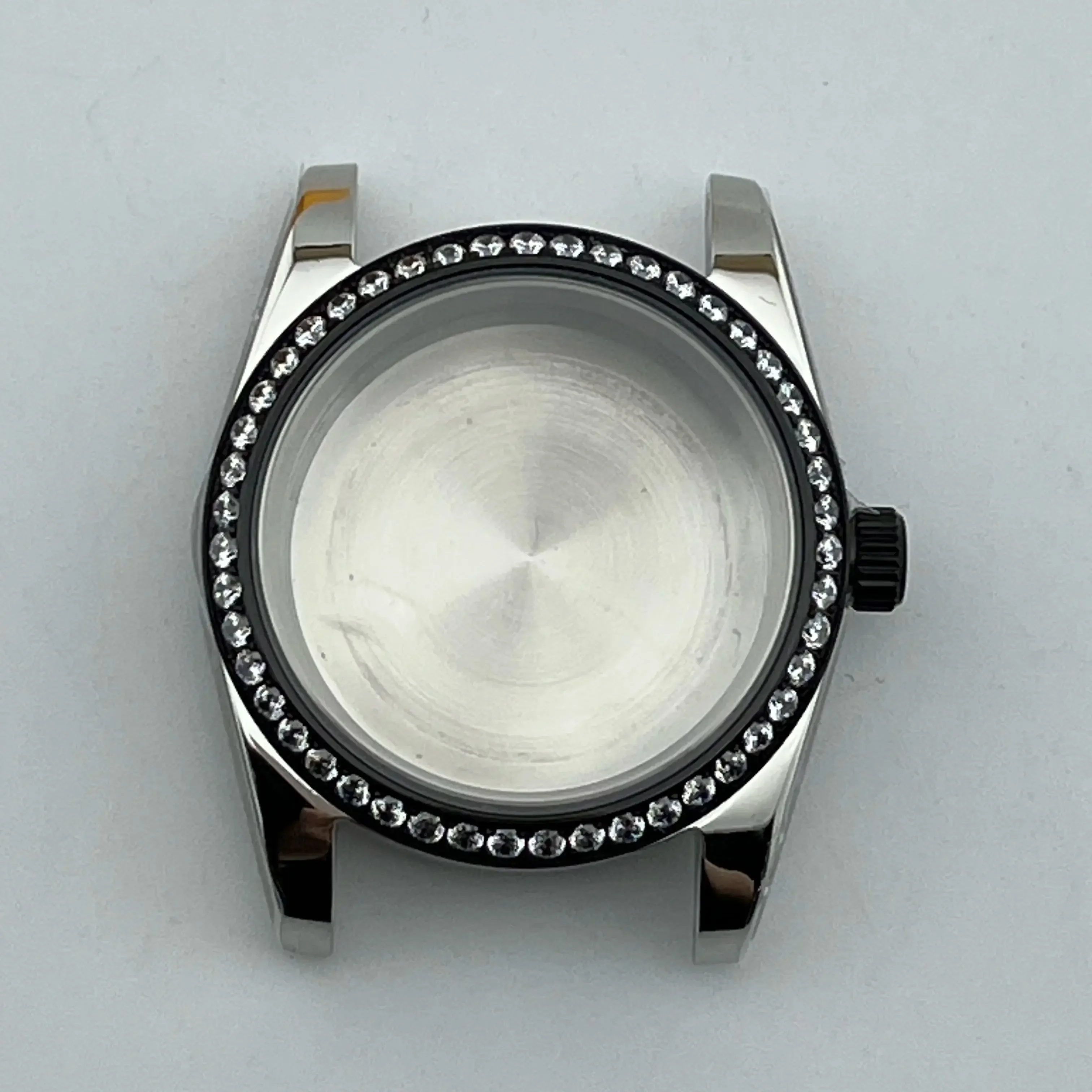 36mm/39mm Rose Gold Case Diamonds Bezel Sapphire Mod Parts NH34 NH35 NH36 NH38 NH39 NH70 NH72 ETA2824 PT5000 Movement