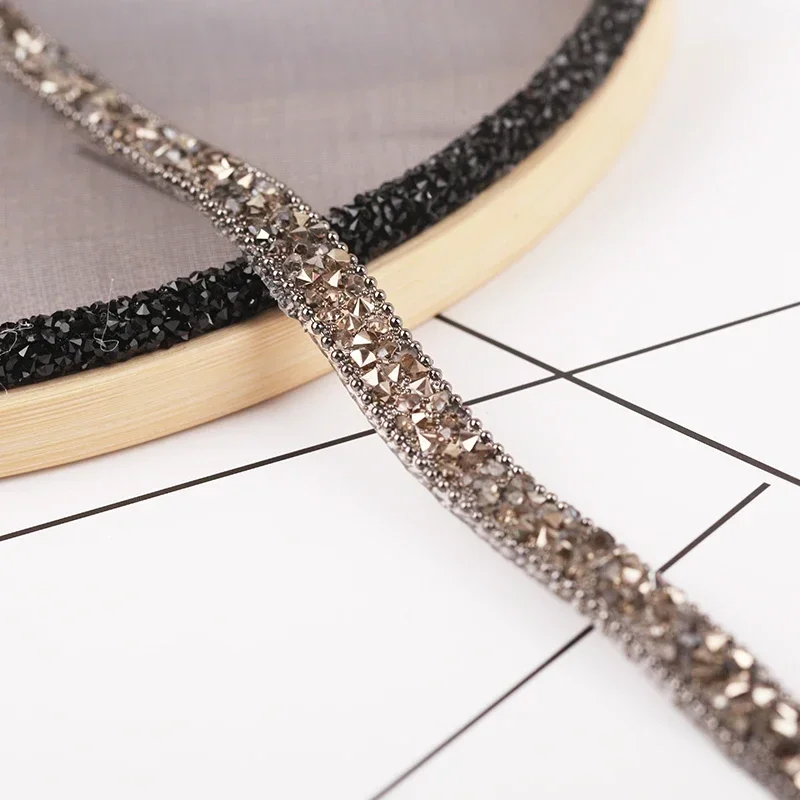 Crystal Hot Fix Rhinestone Trim 3Yards